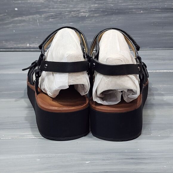 Naturalizer Georgette Sandals Slingback 10.5 Black Strappy Open‎ Toed - Picture 11 of 16